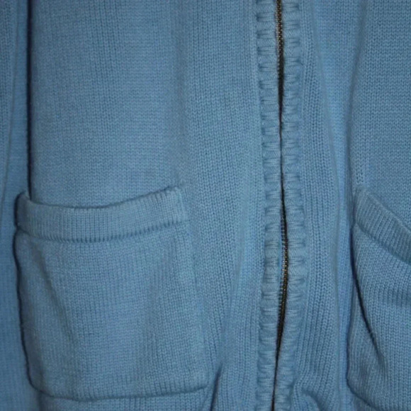 The Vermont Country Store Zip Up Medium Sweater with Pockets Modest - Picture 4 of 15